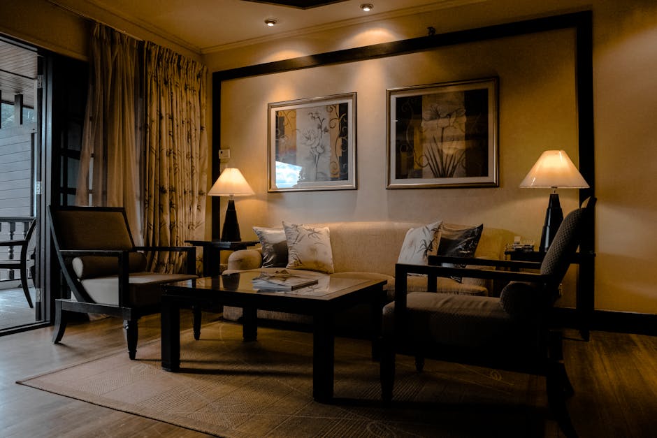 Cozy, warm, and well-insulated living room interior
